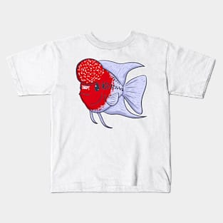 Flowerhorn Fish Kids T-Shirt